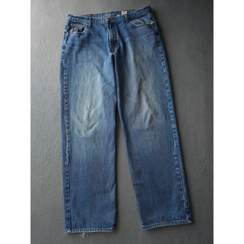 Vintage 2000s Cinch Blue Jeans 38x32 Relaxed Fit Denim